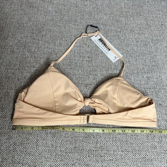 Bromelia Bikini Top Padded Beige Nude UV 50 Belo Horizonte Size XL NWT - Picture 4 of 7